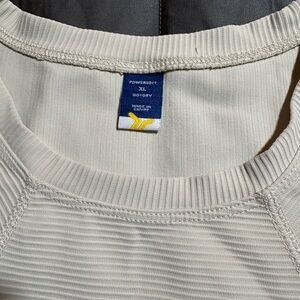 Old Navy Cream Ribbed Tank Top